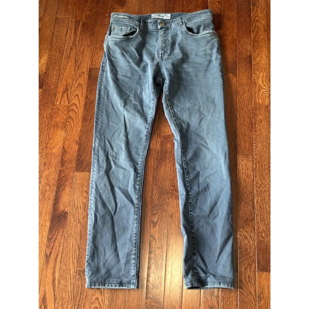 Teleria Zed Chicago 19 A Mens Blue Grey Italian Jeans Pants 34 Made in Italy